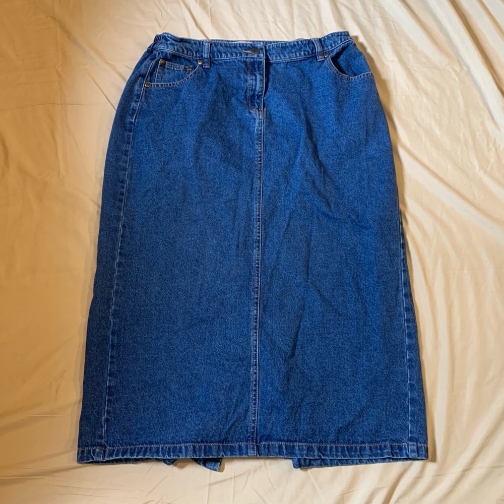 Venezia Blue Denim Skirt